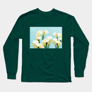 White Calla Lily Beauty Long Sleeve T-Shirt